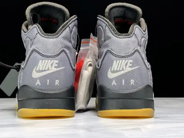 Rep MAX Air Jordan 5 Black CT8480-001 Off-White x 0619